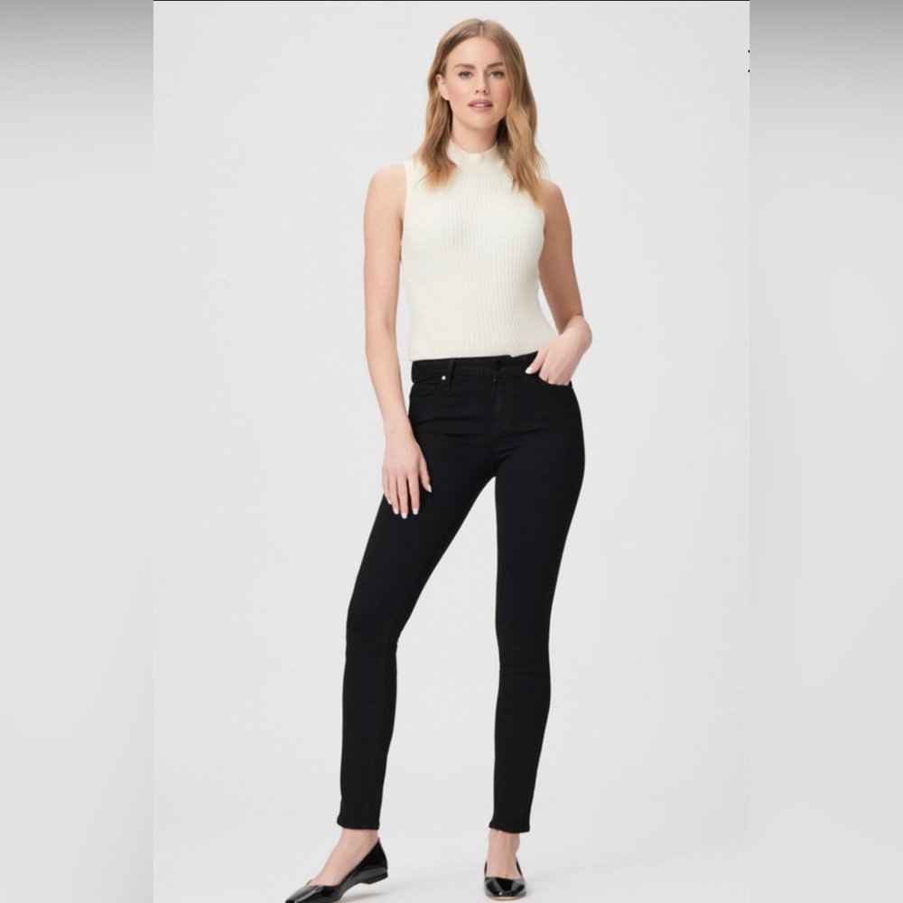 Paige Black Verdugo Ultra Skinny 25 Waist Jeans